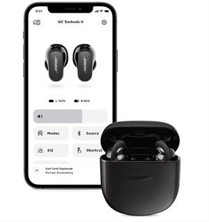 eBookReader Bose Quietcomfort II 2 earbuds apps